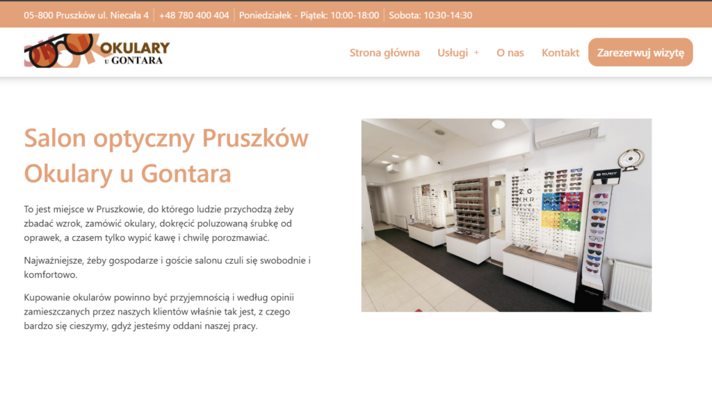 okularyugontara.pl strona